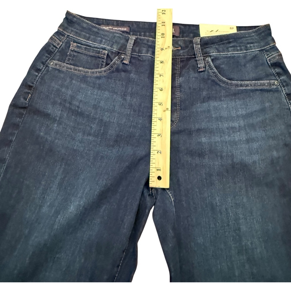 NYDJ Blue Mariot Girlfriend Straight Leg Jeans 8P NWT - Picture 9 of 9